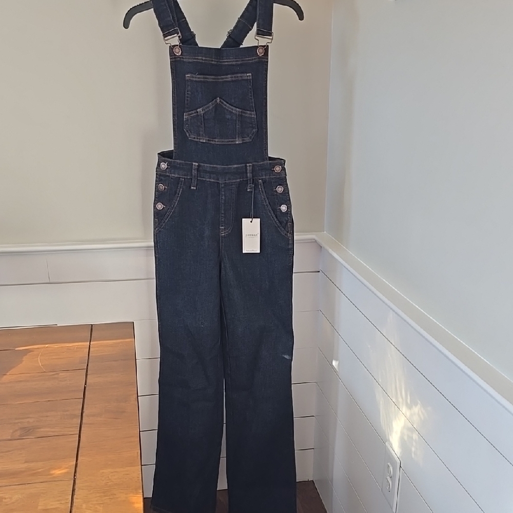 Dark Blue Denim Overalls